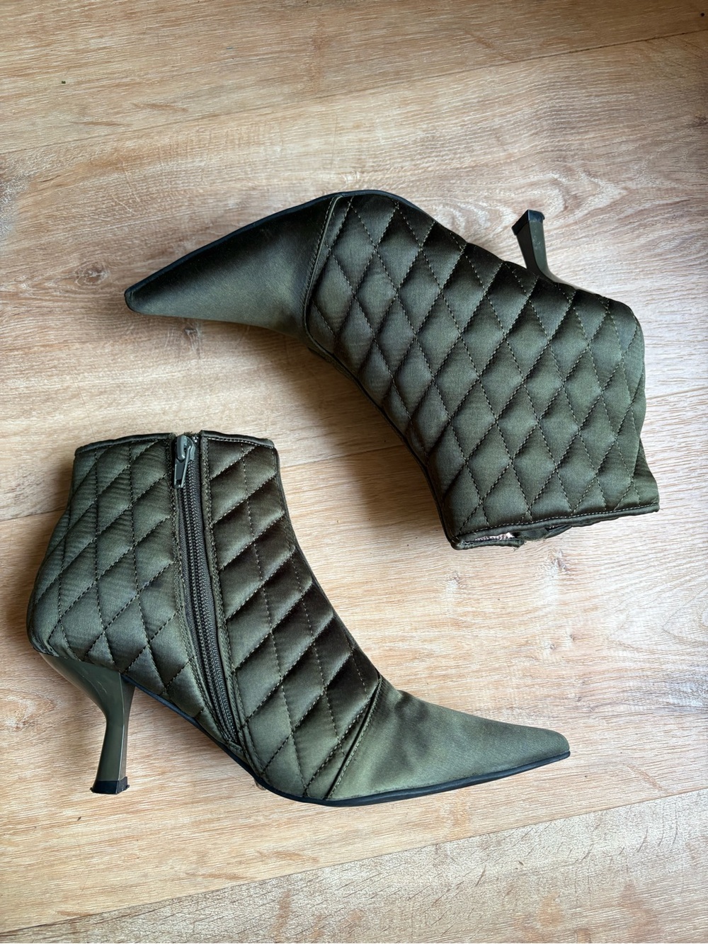 Jeffrey Campbell quilted ankle boots